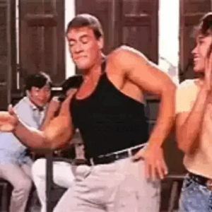 Van Damme dance moves