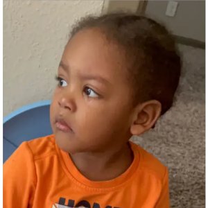 Skeptical kid look