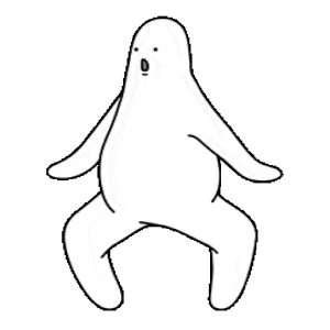 Surprised ghost dance