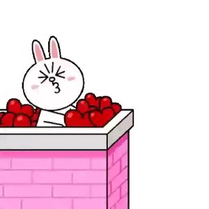Heart bath bunny