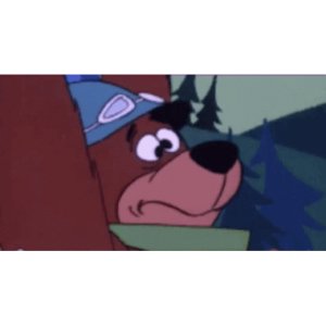 Sneaky bear peek