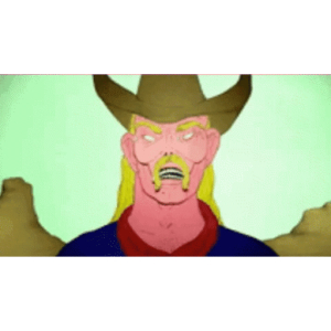 Cowboy rage moment