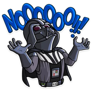Darth Vader's epic 'Noooo!'