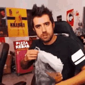 Confused pizza guy