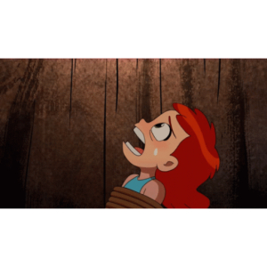Gwen Tennyson in distress