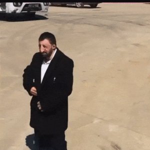 Awkward jacket shuffle
