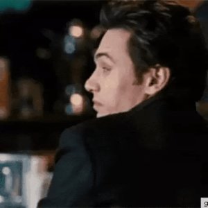 James Franco side glance