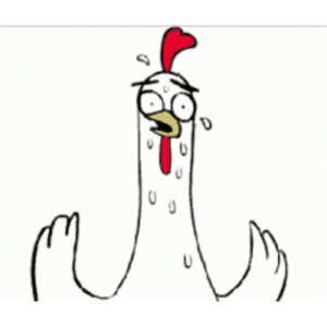 Sweaty chicken panic