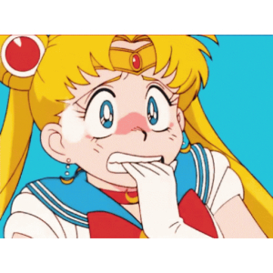 Blushing Sailor Moon