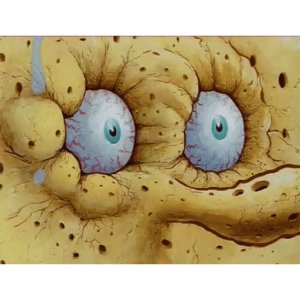 Spongebob panic eyes