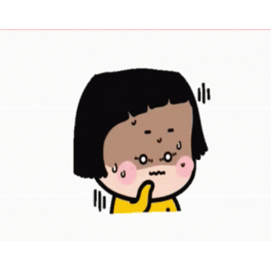 Nervous kid sweating