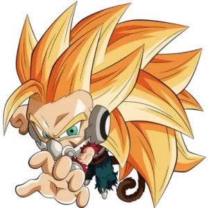 Gotenks Super Saiyan Power-Up
