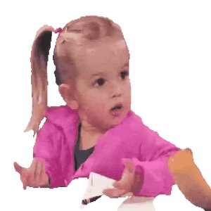 Confused toddler shrug