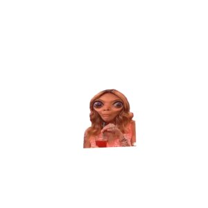 Sipping tea alien eyes