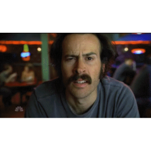 Confused mustache guy