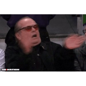 Jack Nicholson Excited Hand Wave