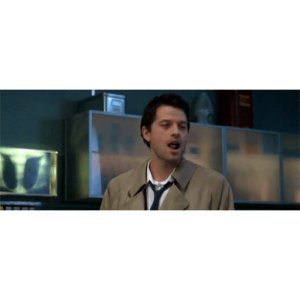 Castiel tongue out