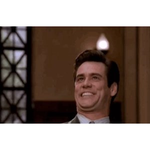 That awkward grin