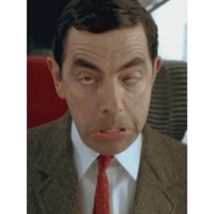 Mr. Bean's Unimpressed Look