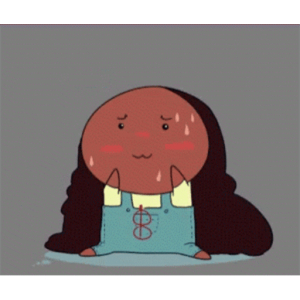 Nervous blushing