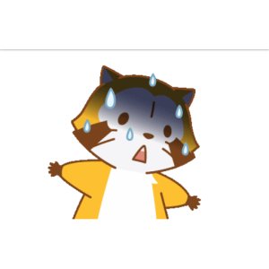 Nervous raccoon
