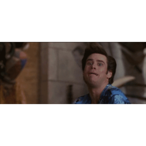 Jim Carrey Panicked man
