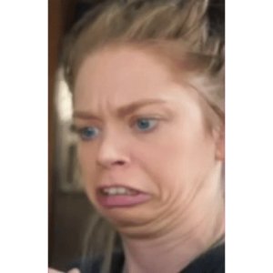 Cringe face