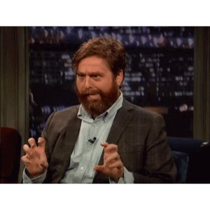 Zach Galifianakis awkward face