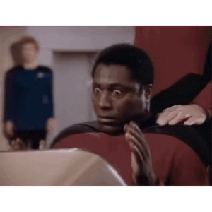 Shocked Starfleet Officer