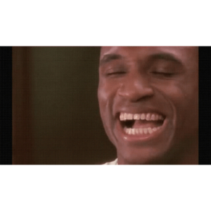 Laugh turns into disgust