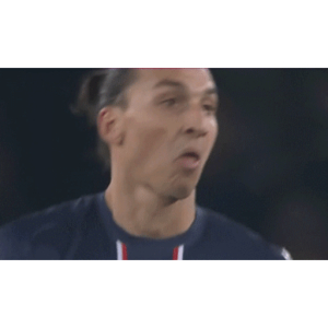 Zlatan reaction face