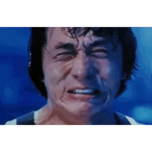 Jackie Chan Epic crying moment