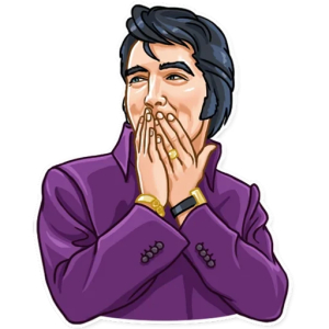 Surprised Elvis Moment