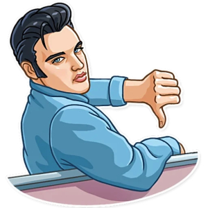Thumbs Down Elvis