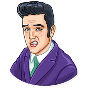 Confused Elvis Vibe