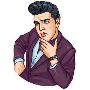Elvis pondering