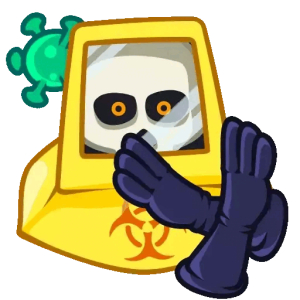 Biohazard alert