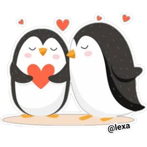 Penguin love vibes