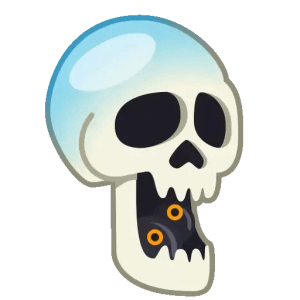 Shocked skull