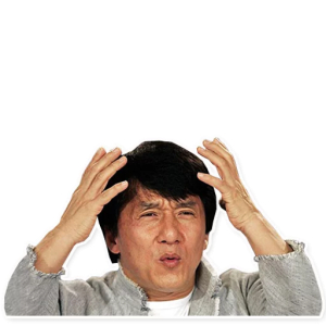 Jackie Chan Mind blown moment