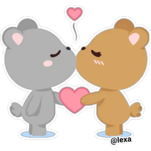 Bear couple in love (2)