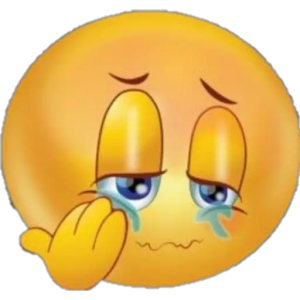 Tearful emoji