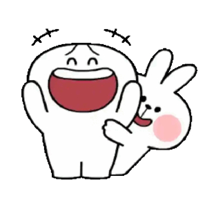 Joyful hug