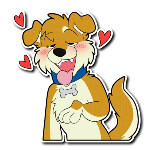 Smitten puppy