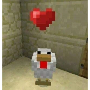 Minecraft love chicken