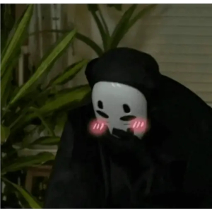 Feeling Shy Behind the Mask