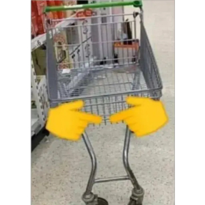 Pointing Shopping Cart Confusion
