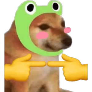 Awkward Doge Blushing