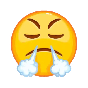 Steaming with frustration