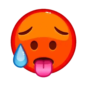 Overheated Emoji